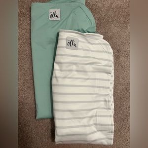 The Ollie swaddles- Meadow and Steele